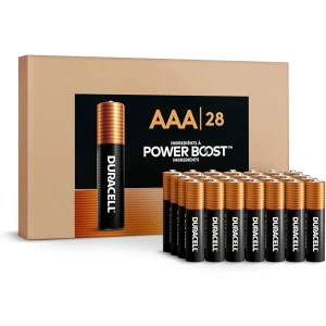 Duracell Coppertop AAA Alkaline Batteries with Power Boost Ingredients 28 Count