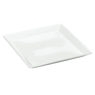 White Ceramic 14 cm Dumpling Plate - Each