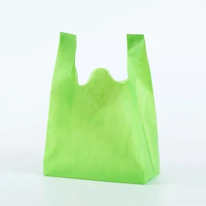 Non Woven Grocery Light Green Bags in  - 250/Case