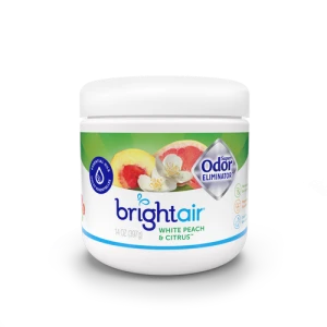 Bright Air Odor Eliminator Gel in Jar, Natural Air Freshener, White Peach & Citrus™  - Each