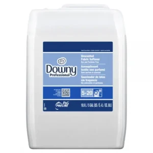 Downy Professional Unscented Laundry Softener 5 GAL Liquid Closed Loop Cleaner Clear - Each