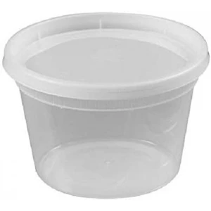 Deli Soup Containers with lids 12 oz. - 240/Case