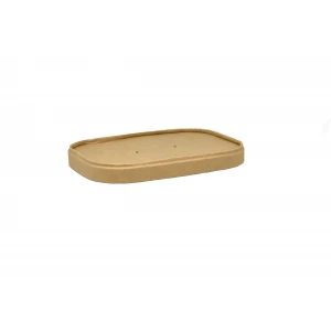 Kraft Paper Lid for Rectangular Food Box - 300/Case