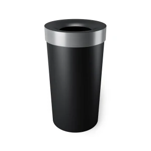 Umbra Vento Kitchen Trash Can – Large 16 Gal (62 L) Open Top Garbage Can