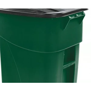 Brute® Green Compost Container with Wheels - Each