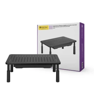 Intekview Height Adjustable Monitor Stand with Drawer - Each