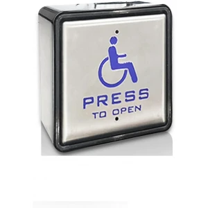 Handicap Door Access Wired Stainless Steel Push Button - Each