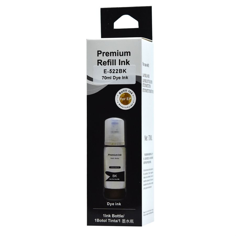 Epson T522120 Compatible Black Premium Ink - Each