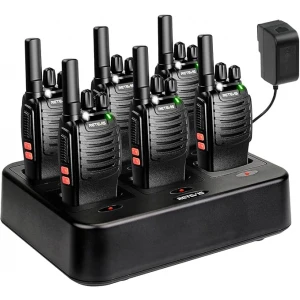Retevis H777 Walkie Talkies for Adults, Rechargeable 2 Way Radios Long Range - 6/Pack