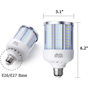 40W LED Corn Light Bulb, E26/E27 4000Lm 6500K Cool White  LED Corn Bulb