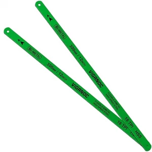 12" Hacksaw Replacement Blades, Bi-Metal High Speed Steel Hack Saw Blades - 2/Pack