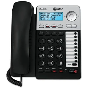 Phone Landline, AT&T Ml17929 2-line Home Office Desk Corded Phone Speaker