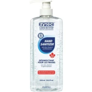 Zytec Germ Buster Hand Sanitizer 1.05 L Pump Bottle Dispenser - Each
