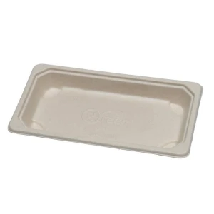 Sushi Tray Compostable Sugarcane 6.5 x 3.5 x 1.75" - 600/Case