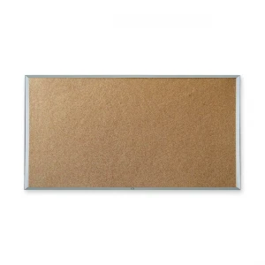 Quartet Webco Bulletin Board - 18"x 24" Cork Surface - Aluminum Frame - Each