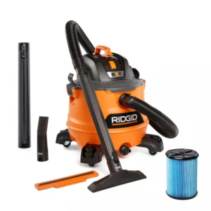 RIDGID 53L (14 Gal.) 6.0 Peak HP NXT Wet Dry Shop Vac with Fine Dust Filter, Locking Hose and Accessories
