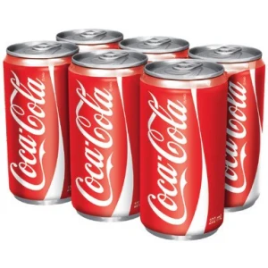 Coca Cola (Coke) Original Mini 222ml Cans - 24/Pack