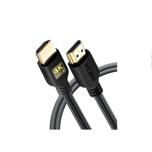 4K HDMI Cable 6 Feet | High Speed, Braided Nylon & Gold Connectors - Each