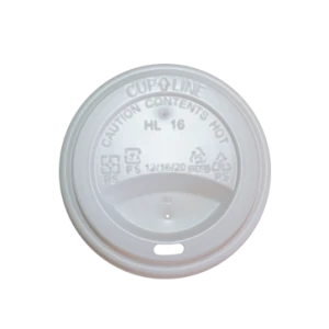 Hot Beverage PE White Dome Lids - 10 oz. - 20 oz. - 1000/Case