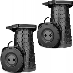 Fishboy Upgraded Portable Retractable Folding Stool - 2/Pack