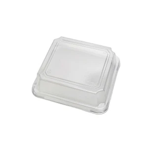 PET Lid for 6 x 6" Sugarcane Fibre Tray - 500/Case