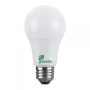 Greenlite 9W/A19/30K/4 - LED 9W A19 OMNI NON-DIM - 800 Lumens - 3000K Bright White - 60 Watt Equals - 24 Packs