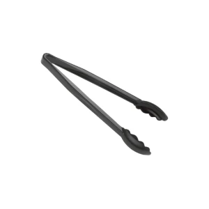 Large Black Disposable Serving Tongs - 25 cm - 200/case