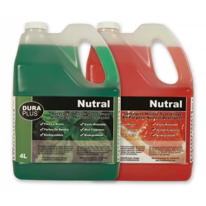 DURA PLUS All Purpose Neutral Floor Detergent Orange 4L x 4 Bottles