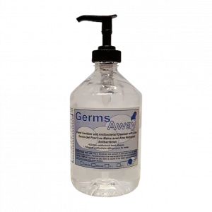 Germs Away Hand Sanitizer With Hand Pump 500ml - Each