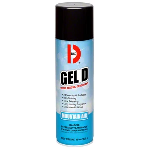 Big D Gel D Viscid Aerosol Deodorant - 12 bottles/Case