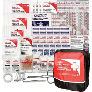 First Aid Central First Aid Kit with 150 Units with Soft Height Nylon Case  - Each