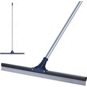 Professional Floor Scrubber Squeegee (30”) Solid Natural Silicone Rubber Blade - Each