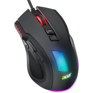 Acer Wired Gaming Mouse, 12800 DPI RGB with High Optical Sensor and Ergonomic