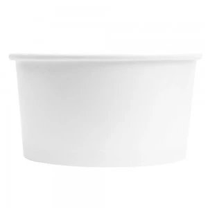 Eco Friendly White 4 Oz Paper Food Container, 1000/case