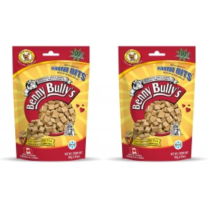 Benny Bullys Beef Liver Mini Bits Freeze Dried Dog Treats - 50g/ 1.8oz (Pack of 2)