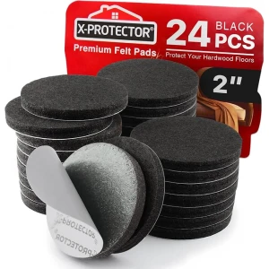X-PROTECTOR Felt Furniture Pads - 24 PCS