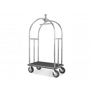 Luggage Cart - Bellman, Silver - Each