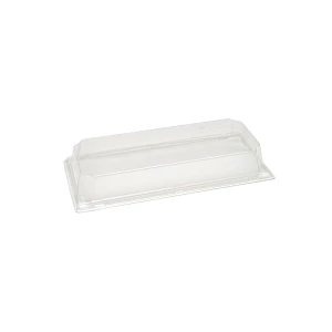 Lid for 8.5 x 3.25 x 2" Kraft Paper Tray - 400/Case