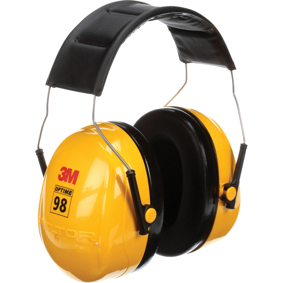 3M™ Peltor™ Optime™ 98 Over-the-Head Earmuff Yellow - Each