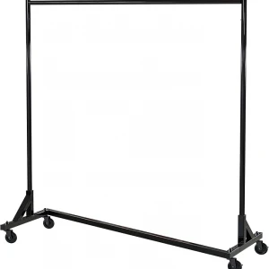 SimpleHouseware Commercial Grade Z-Base Heavy Duty Clothing Rack,181 kgs load, Black