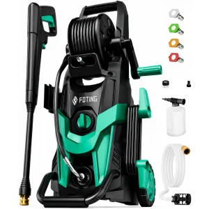 Pressure Washer, 4800 PSI 3.2 GPM Power Washer with 4 Quick Connect Nozzles/Foam Cannon, 23FT - Each
