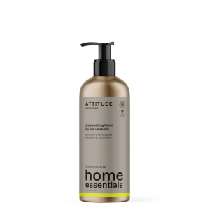 Attitude Dishwashing Liquid : Home Essentials™ | Essential Oils - 473ml Geranium and Lemongrass - Each