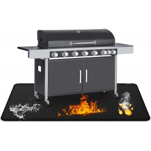 24 x 42 Inch Large Grill BBQ Mat for Outdoor Deck Patio - Each