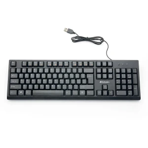 Verbatim Slimline Corded USB Keyboard - Black