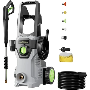 Pressure Washer Etoolab Power Washer with 4 Nozzle Tips - 4500PSI Max 2.6 GPM - High Pressure Washer with Foam Cannon