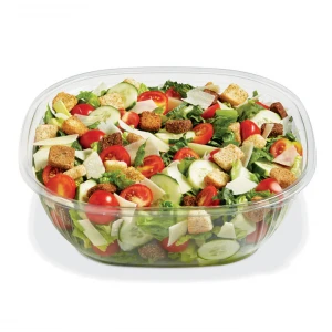 Clear PET 2XL 80 oz Catering Bowl - 50/Case