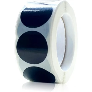 Dark Blue Colour Dot Circles 1" Diametre with 500 labels per Roll - Each