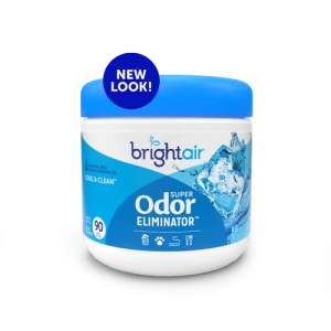 Bright Air Odor Eliminator Gel in Jar, Natural Air Freshener, Cool and Clean Scented - Each