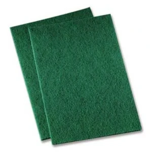 Prime Source® General Purpose Hand Pad, Green, Medium-Duty, 100/Box