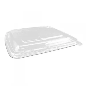 Recyclable Square Lid for Sugarcane 30 oz Container - 300/Case